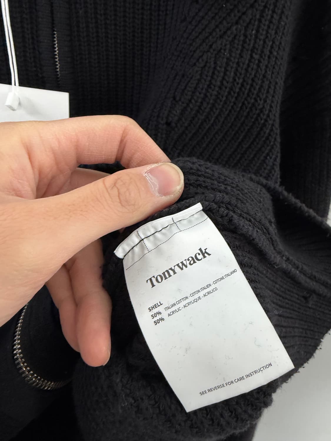 토니웩 토니웩니트 니트집업 상품이미지4