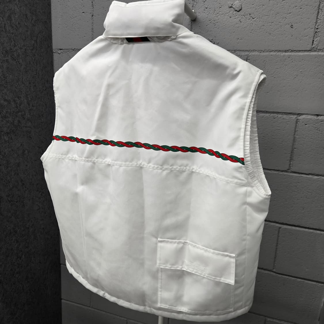 구찌 나일론 GG 인터로킹 조끼 자켓 오버핏46 상품이미지7