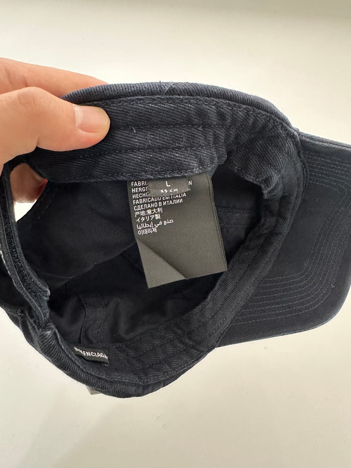 발렌시아가 유니티 스노우보드 캡 네이비 블루 상품이미지8