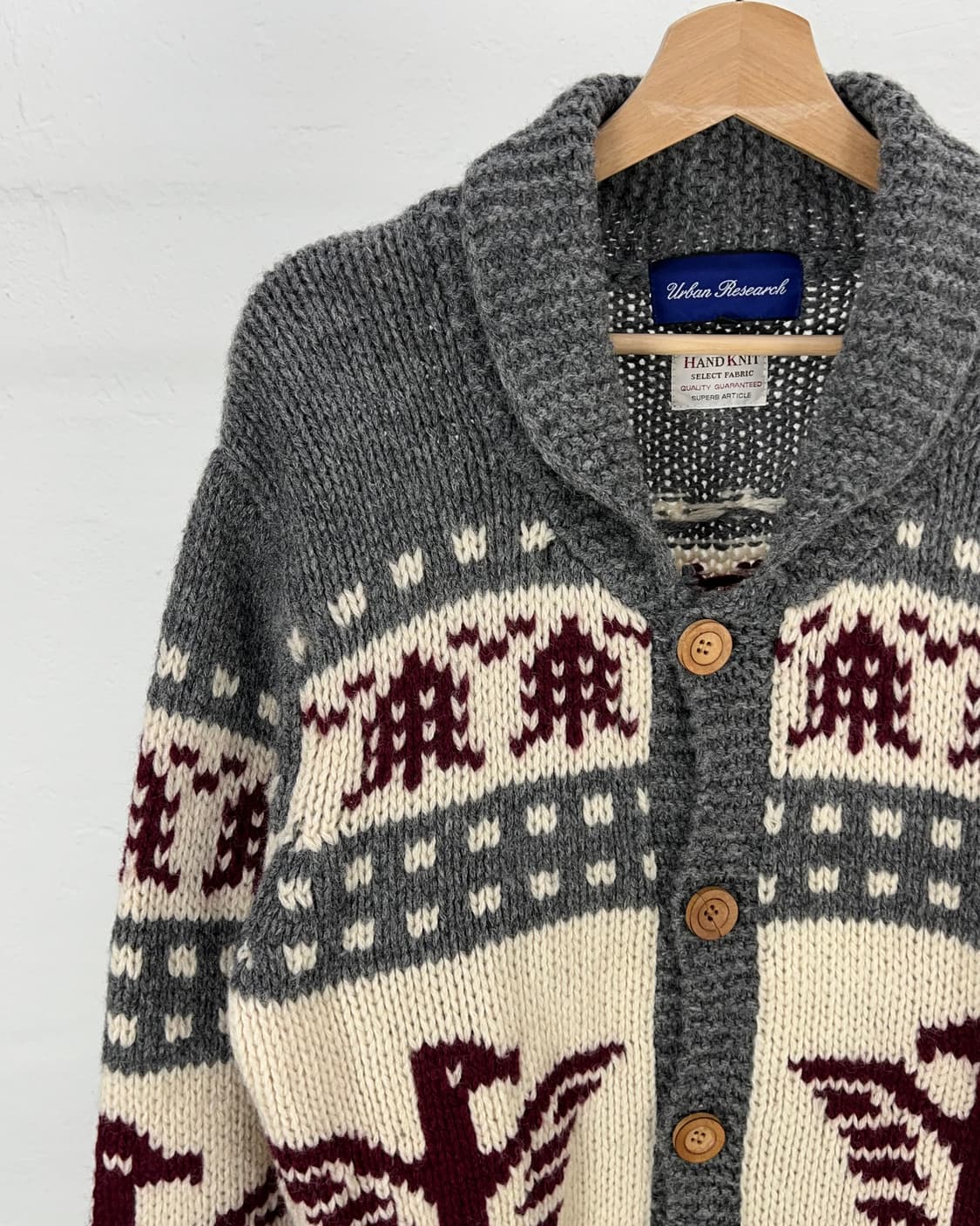 어반 리서치 핸드 니트 카우틴 코위찬 상품이미지2