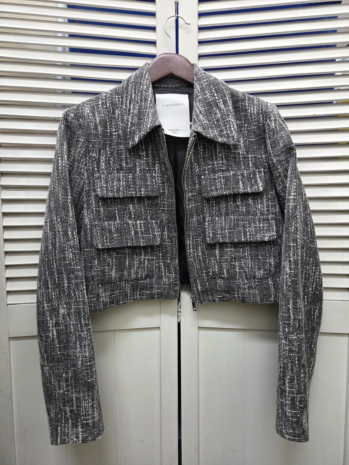 스테이피플 트위드 크롭 자켓 상품이미지2