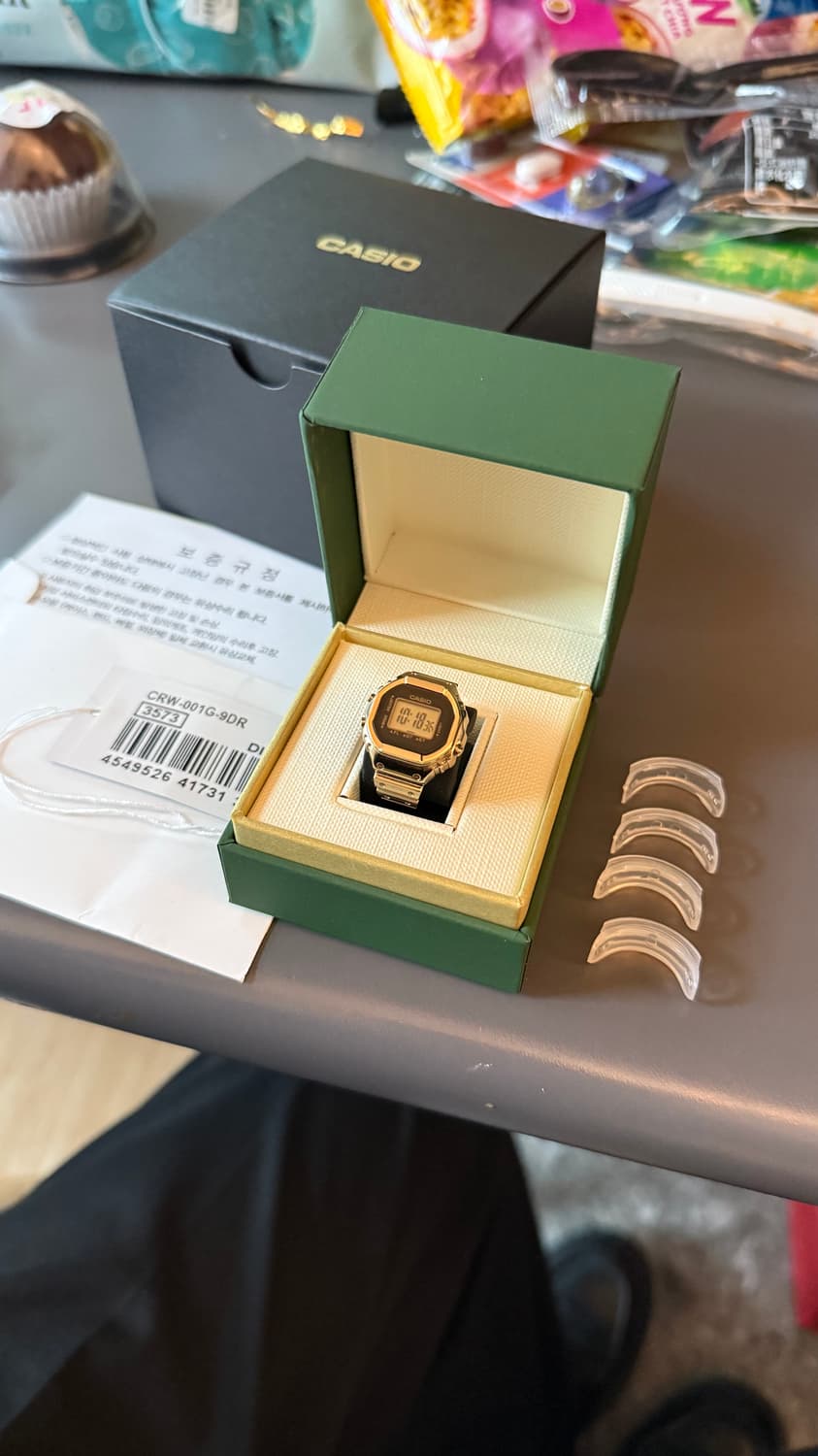 카시오 지샥 50주년 링워치 골드 12월 15일 구매 새상품 상품이미지2
