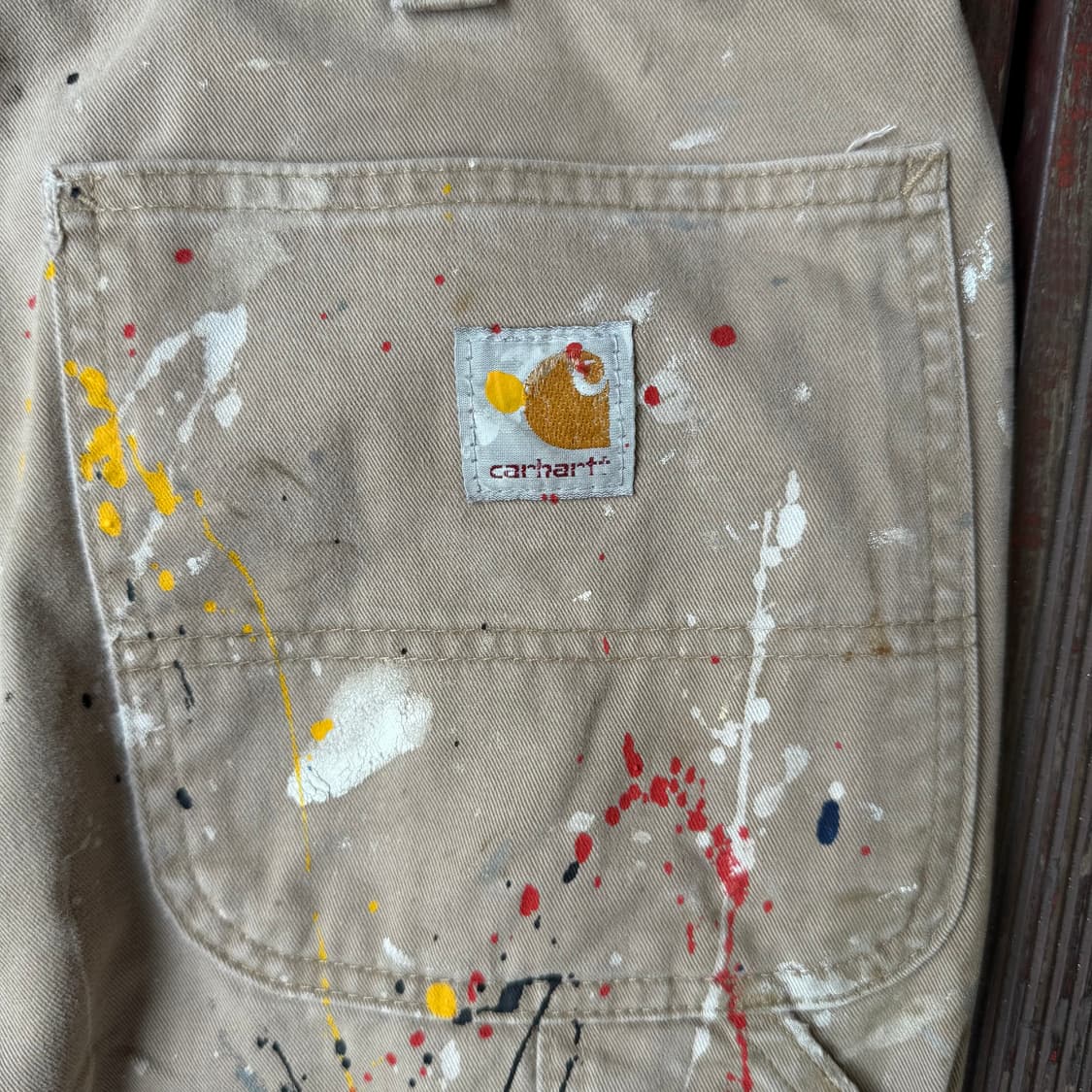 칼하트 페인팅 워크팬츠 상품이미지4