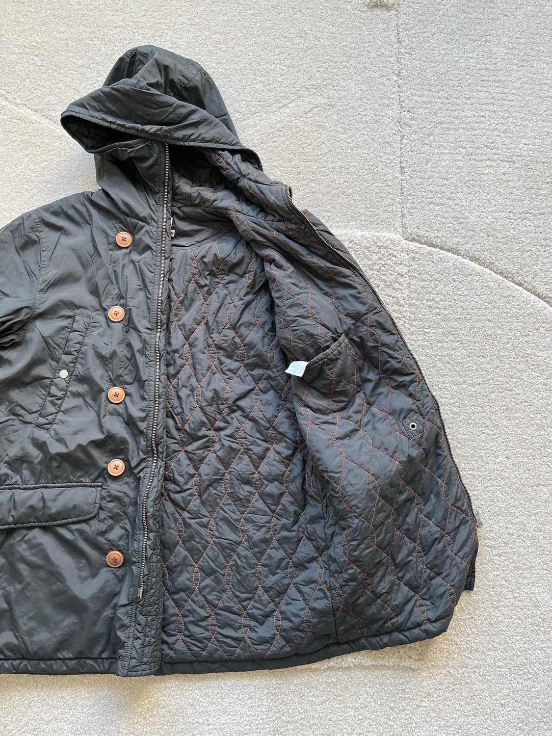 빔즈플러스 퀄티드 밀리터리 리빌드 패딩 파카 (100-103) 상품이미지6