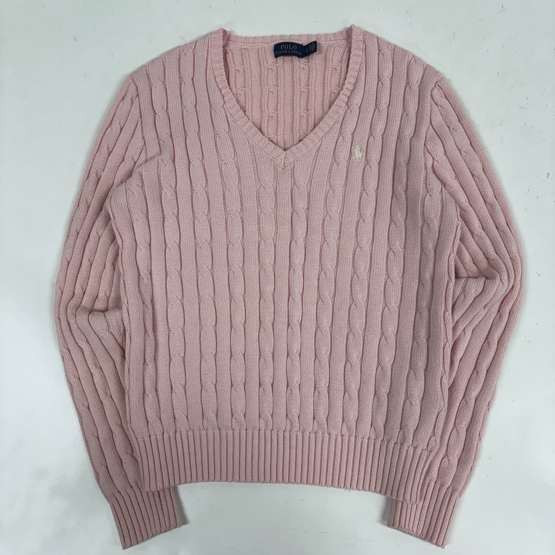 폴로 브이넥 니트 상품이미지3