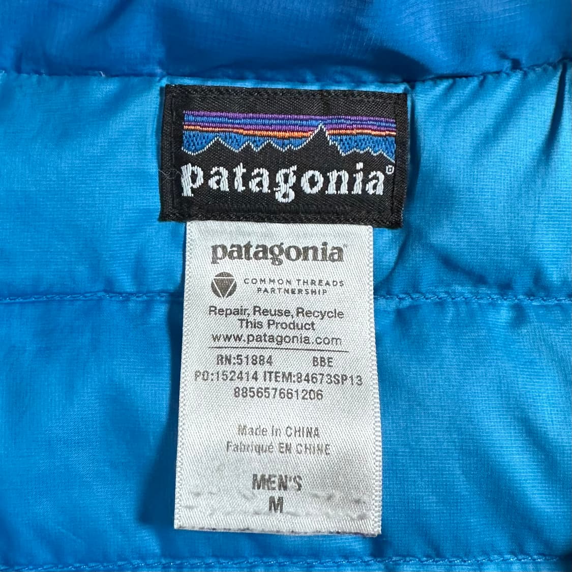 파타고니아 블루 경량 자켓 상품이미지9