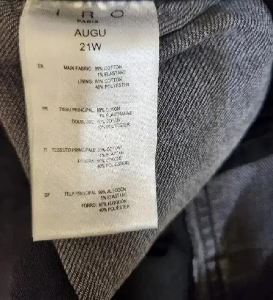 IRO 이로 데님 점프수트 34사이즈(44사이즈) 상품이미지6