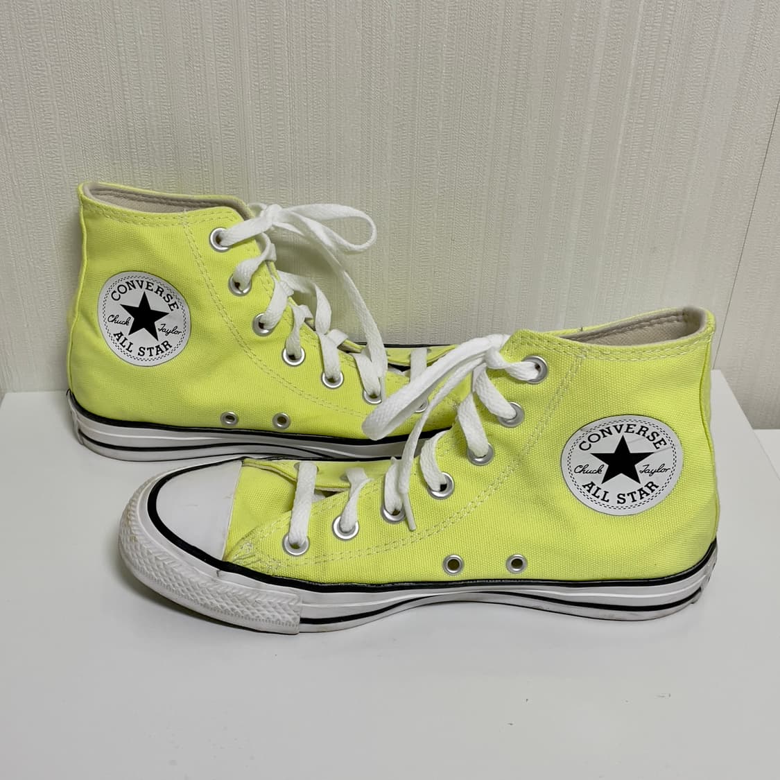 [235] 컨버스 척테일러 올스타 시즈널컬러 지트론 하이 레몬 옐로우 상품이미지5