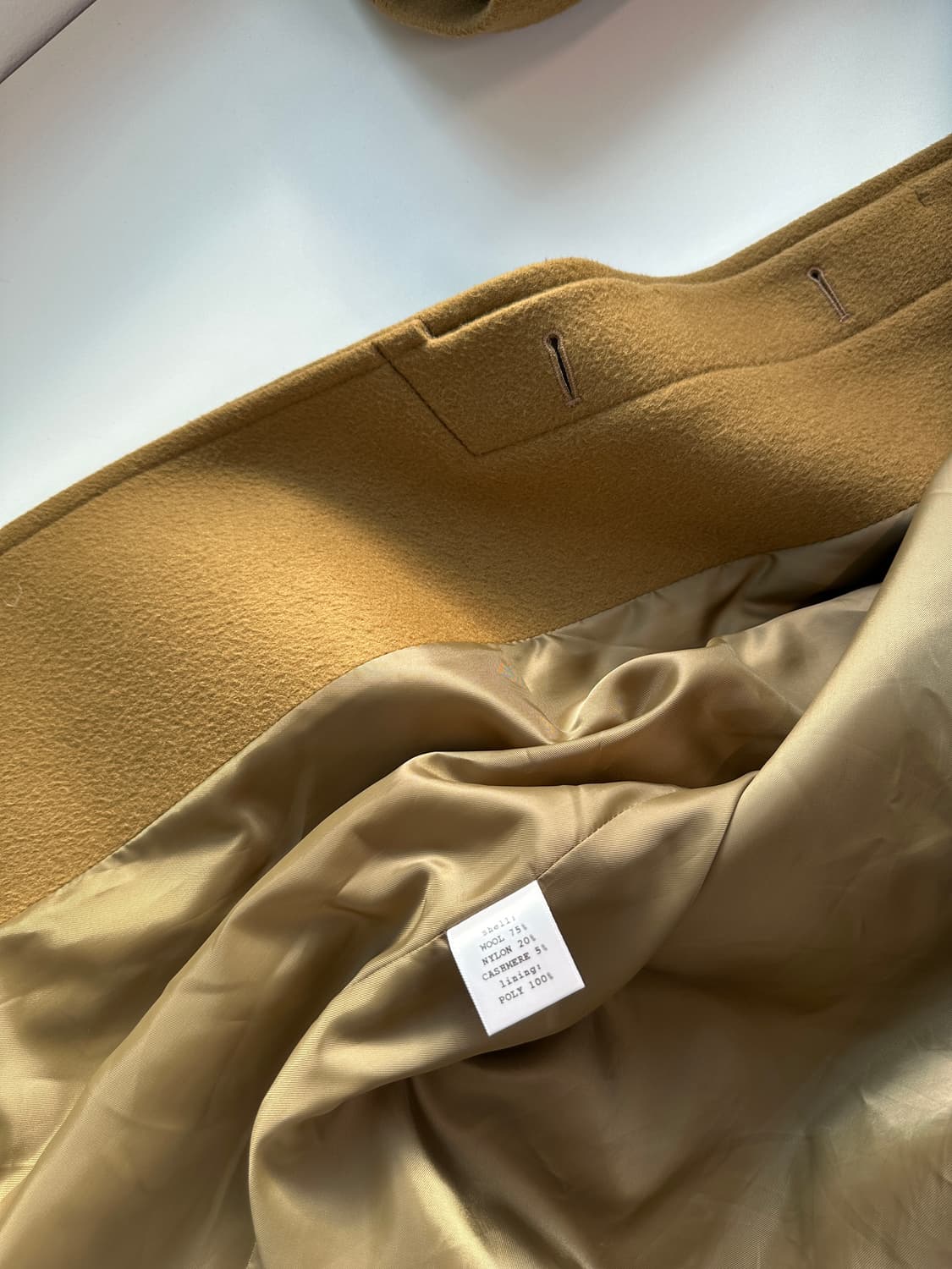 another office 울캐시미어 코트 (토프브라운) 상품이미지4