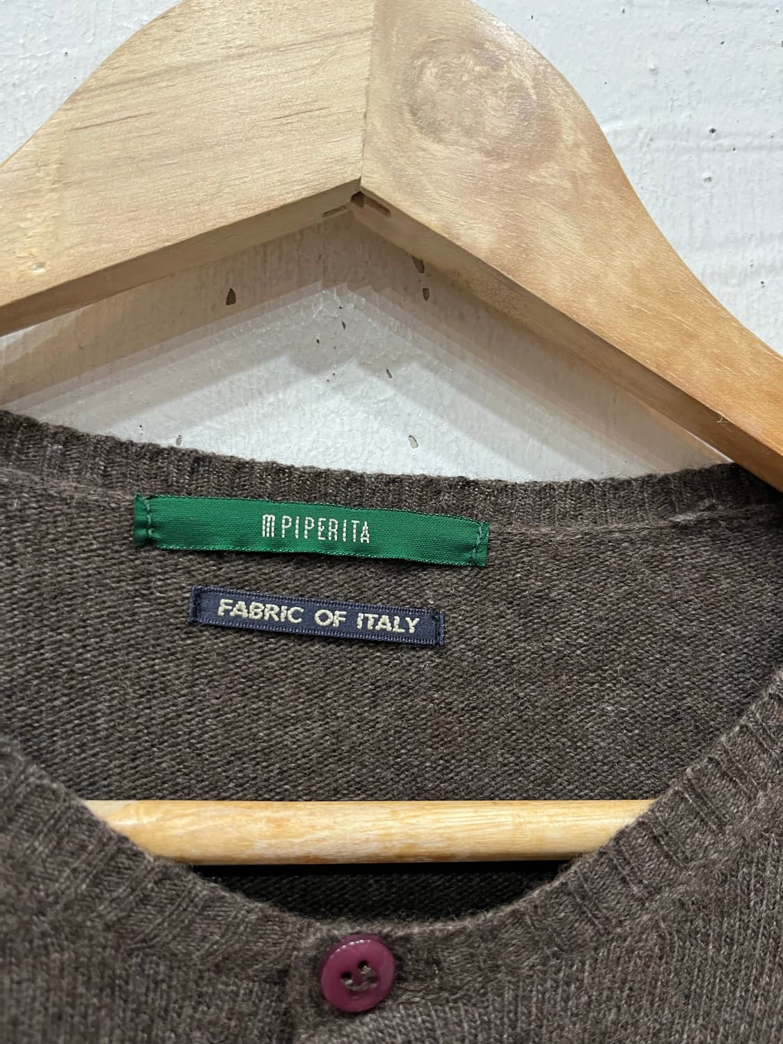 m piperita 울 가디건 브라운 우먼즈 상품이미지3