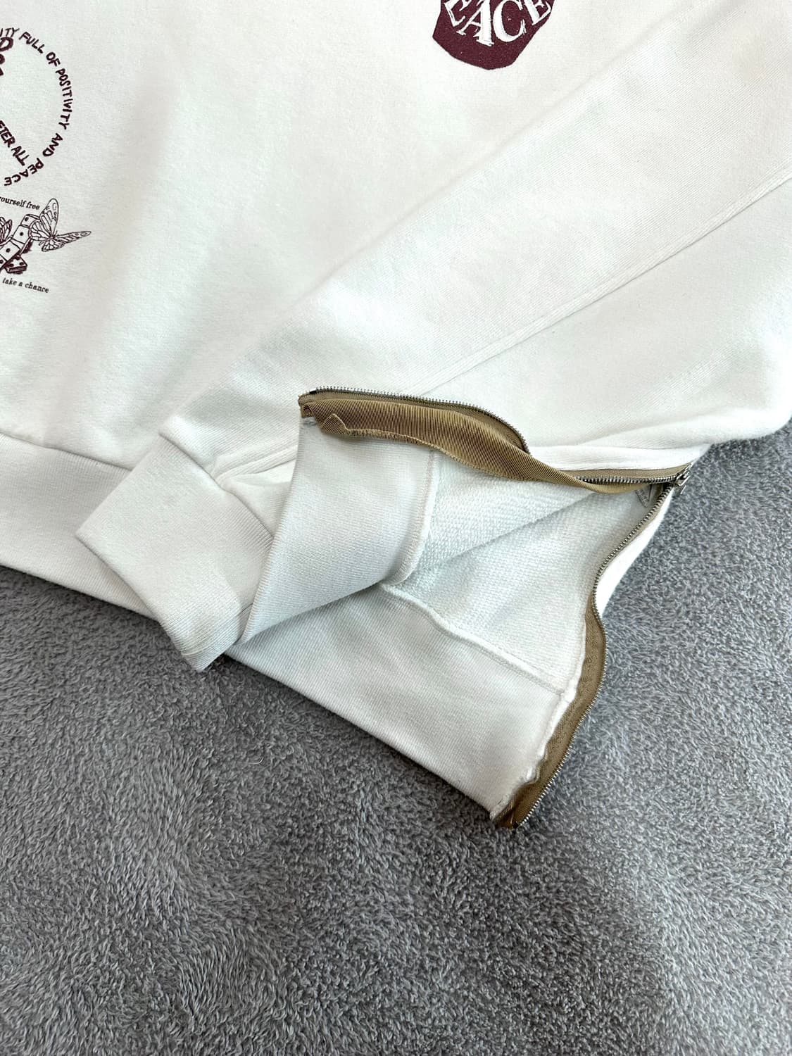 100~/ 시스템옴므 로스 프린팅 오버핏 맨투맨 상품이미지5