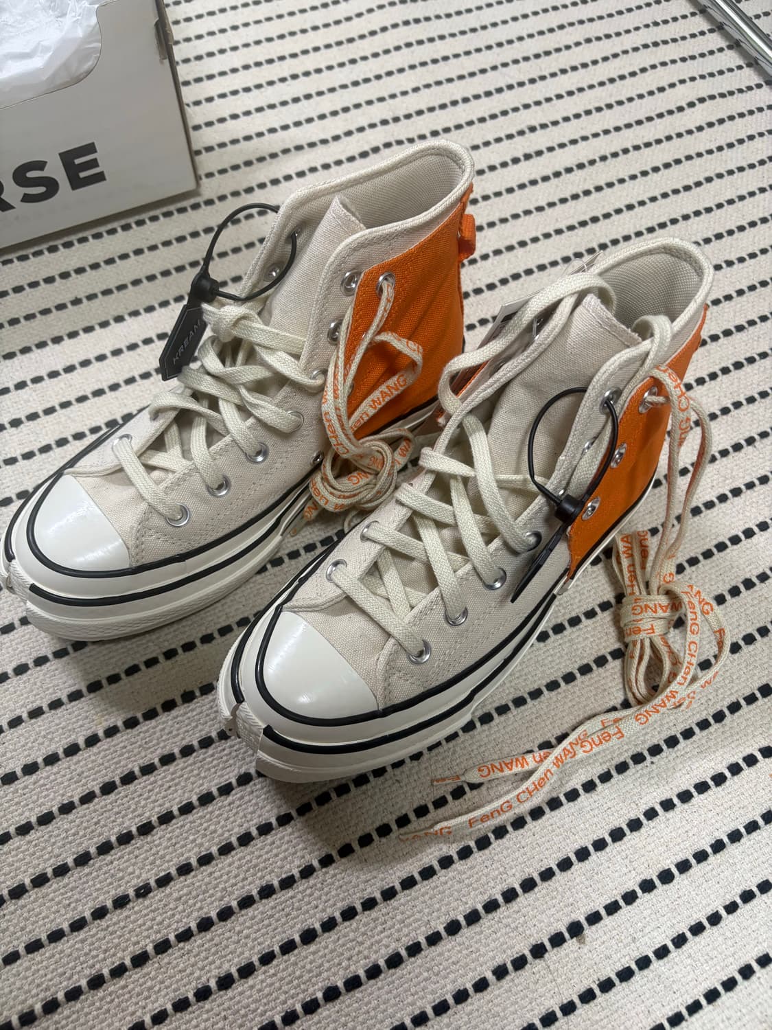 컨버스 x 펑첸왕 척 70 2in1 오렌지 240 새상품 상품이미지2