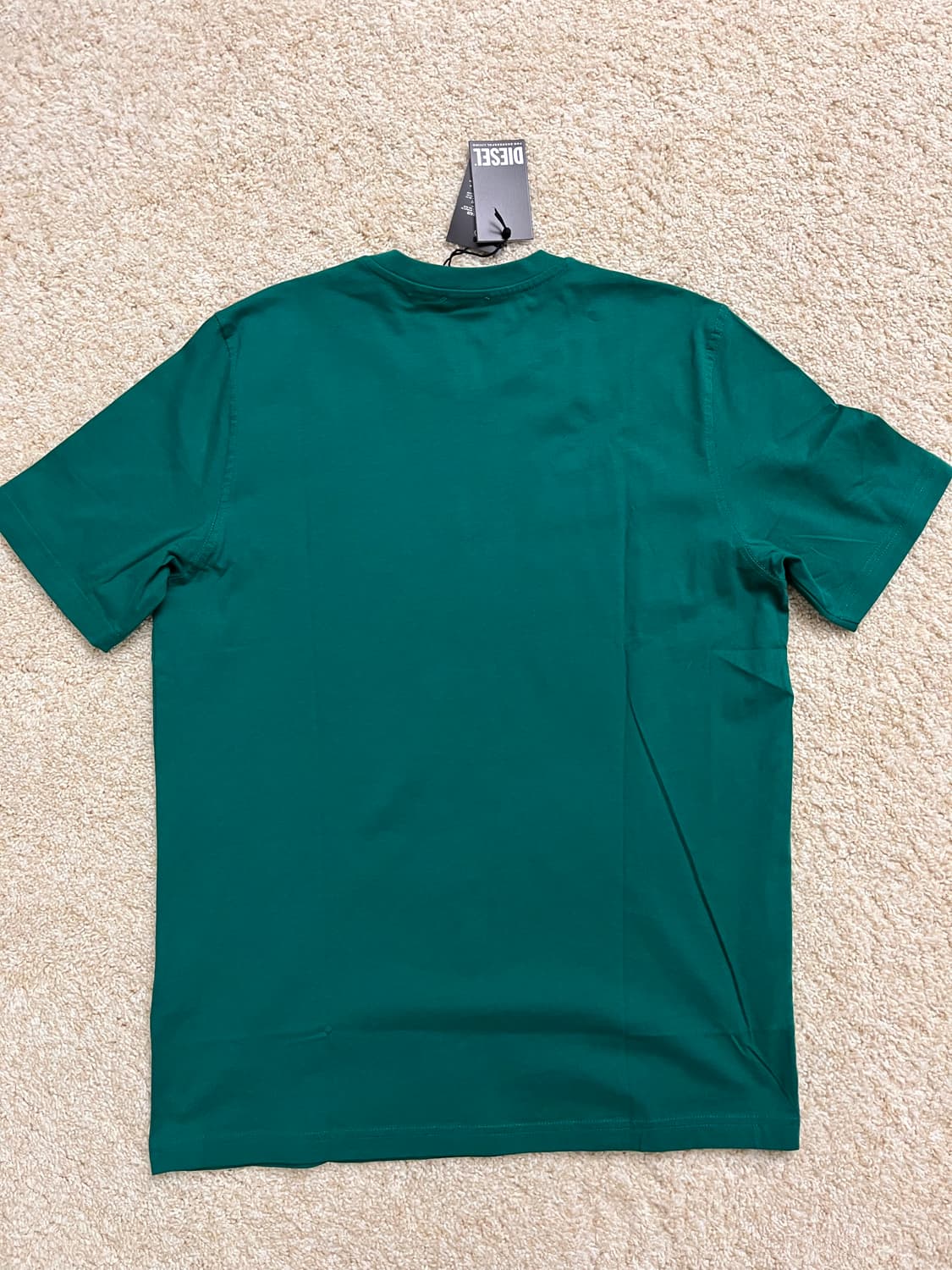 [새상품] 디젤 T-저스트 스몰 뉴 D 로고 티셔츠 포레스트 그린 L 상품이미지3