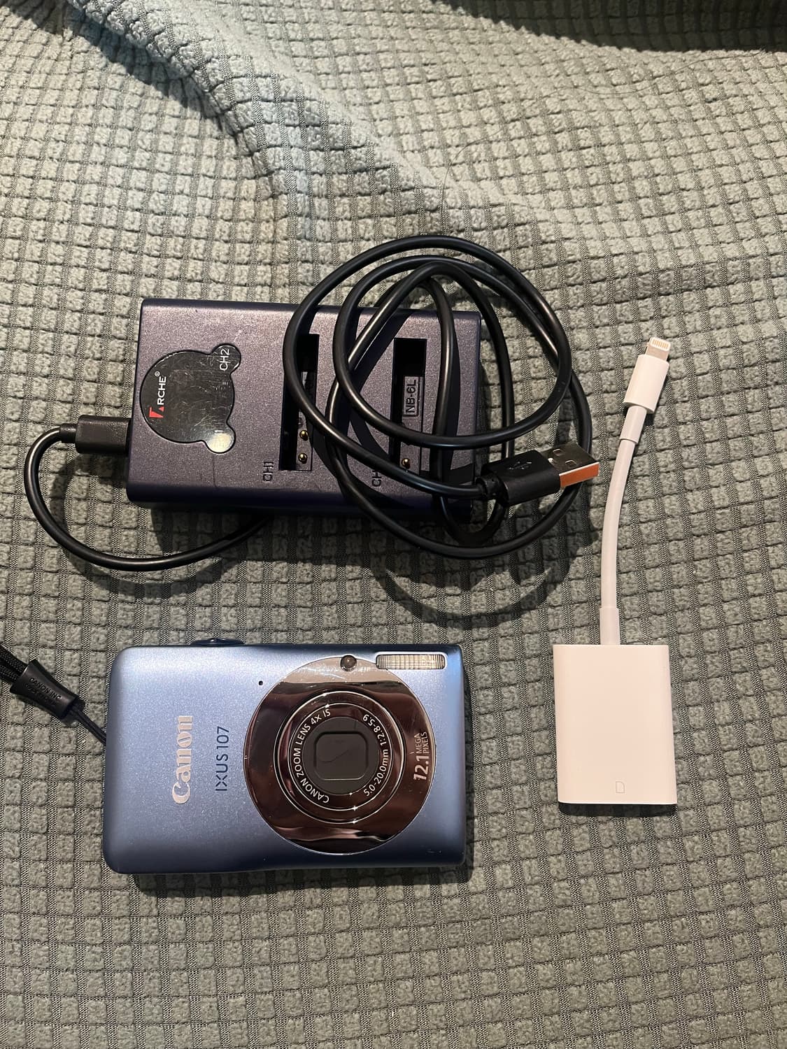 캐논 익서스 익시 107 디카 + sd카드리더기 메모리카드 충전기 배터리 상품이미지8