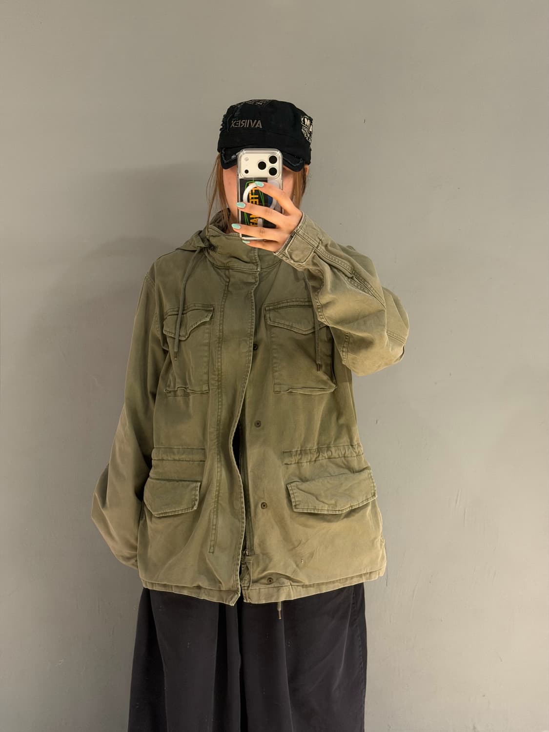 multi pocket oversized field jacket 상품이미지1