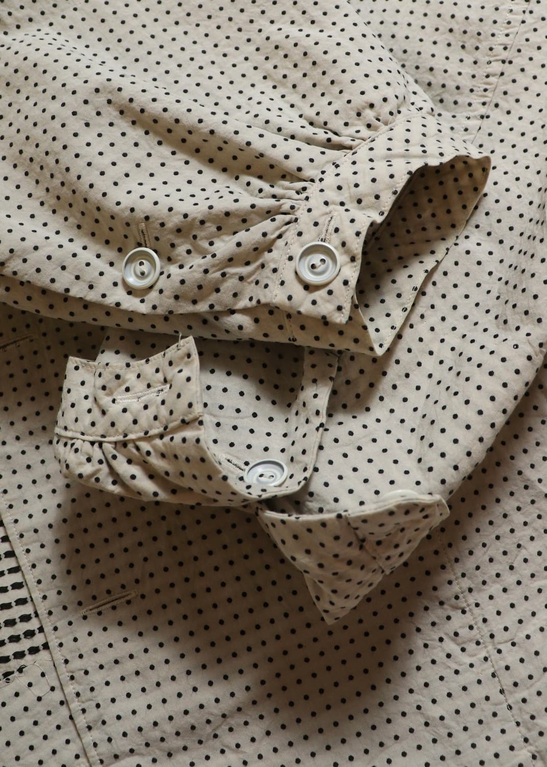NICENESS KAVUS Double Breasted Dot Shirt 상품이미지5