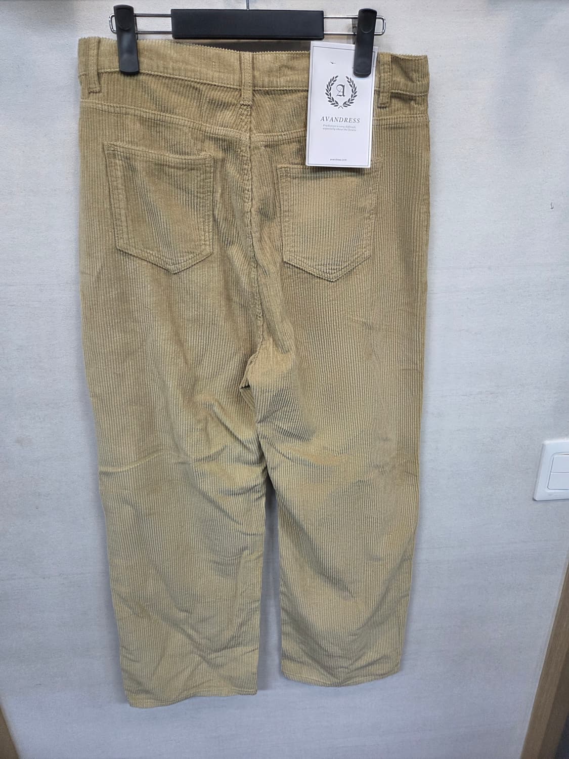 어반드레스 코듀로이 와이드 팬츠 베이지 m 상품이미지2