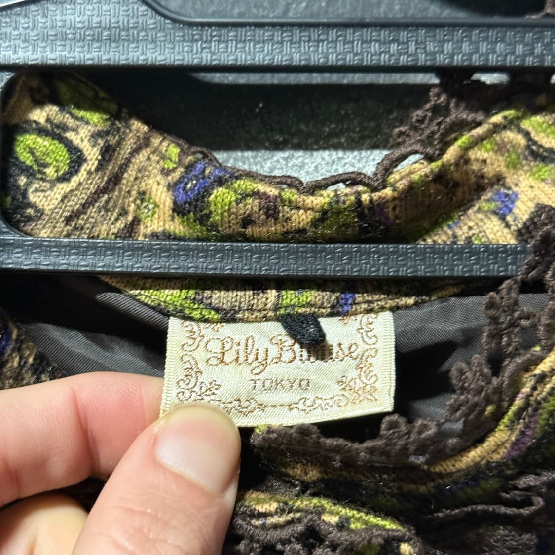 VTG 빈티지 오리엔탈 페이즐리 패턴 자수 블라우스 상품이미지5