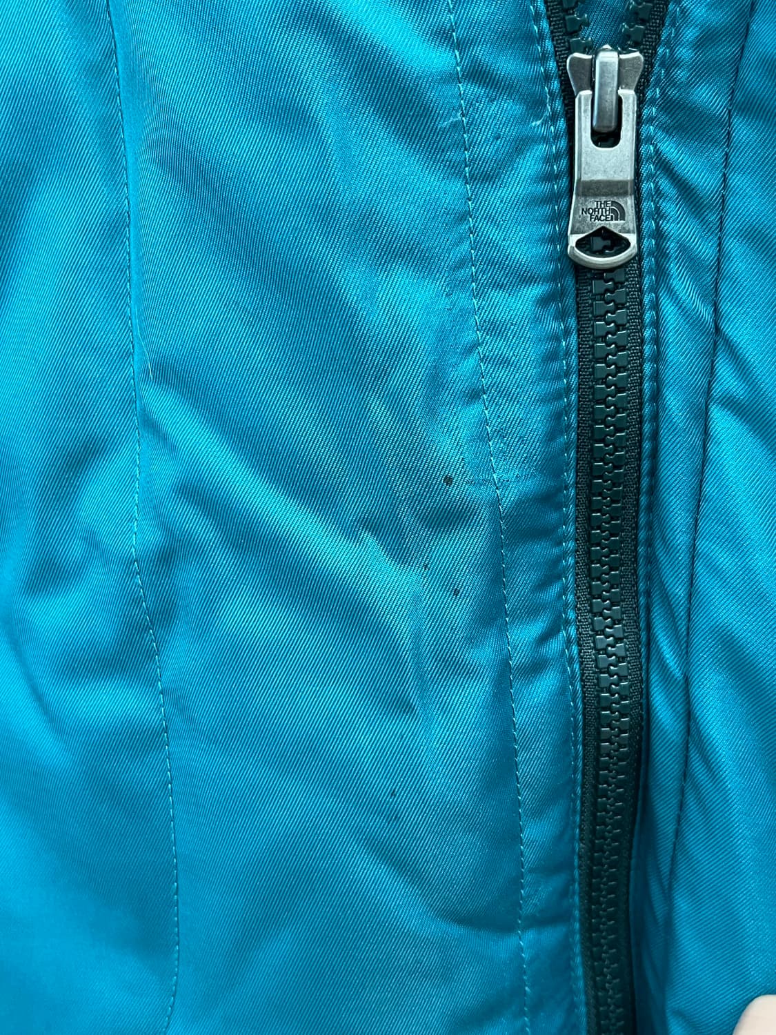 노스페이스 우먼스 550필 구스다운 패딩 자켓 청록 상품이미지7