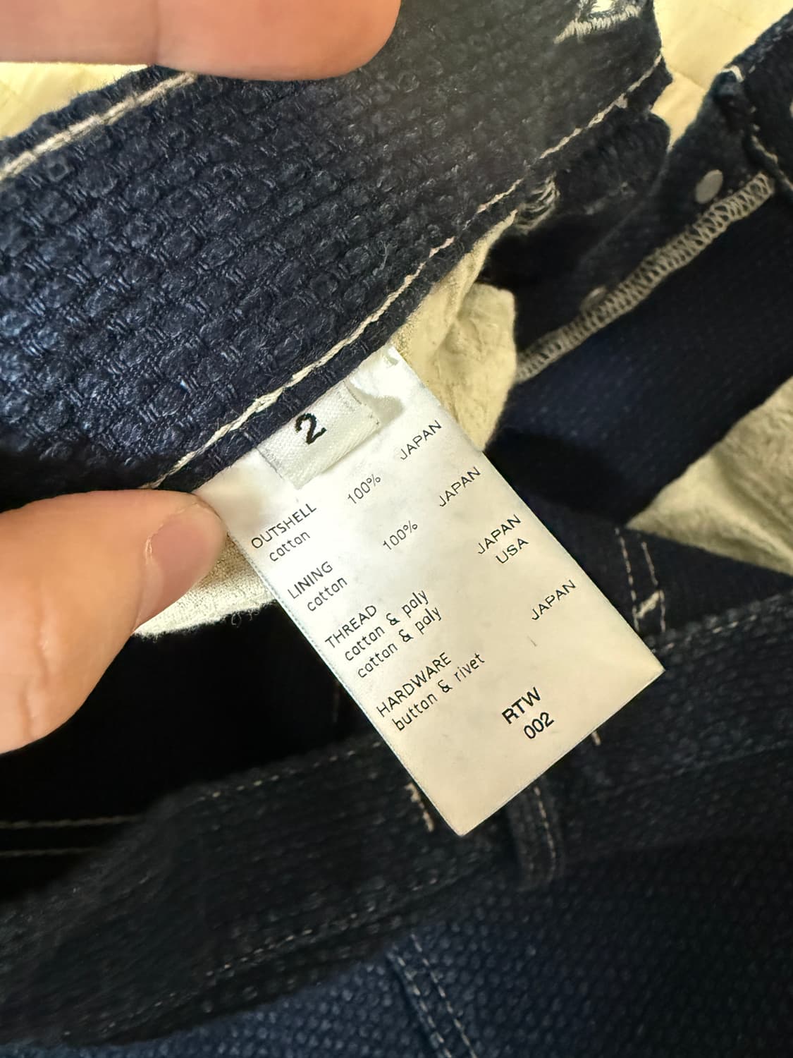 키바타 사시코 올드블루 데님팬츠 2사이즈 상품이미지4