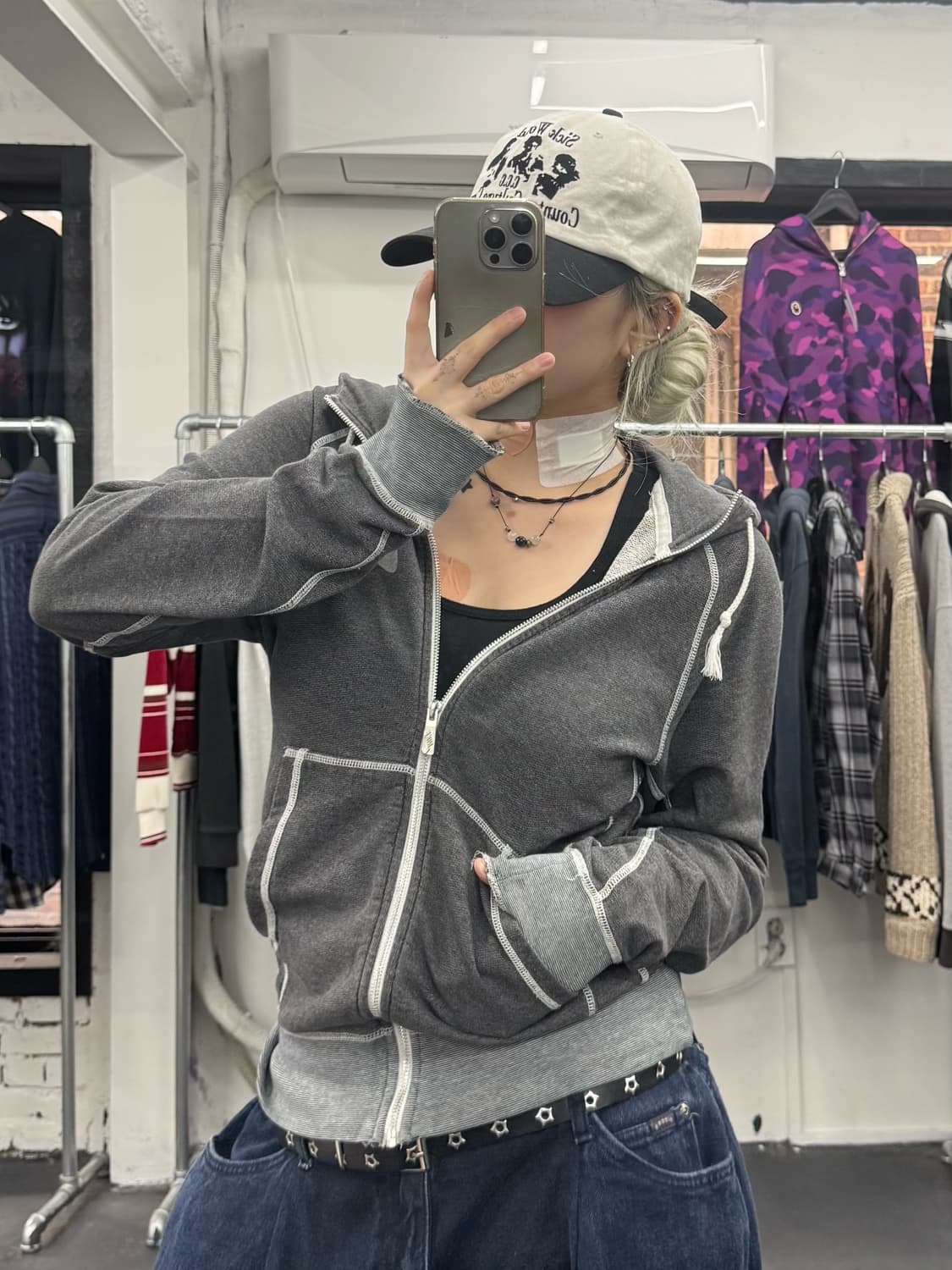 나이키 스티치 후드집업 상품이미지5