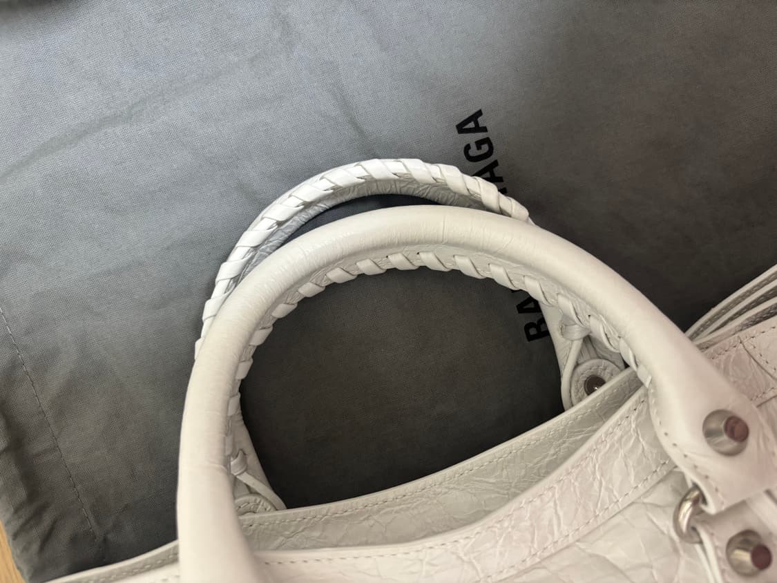 발렌시아가 르시티 스몰 화이트 상품이미지8