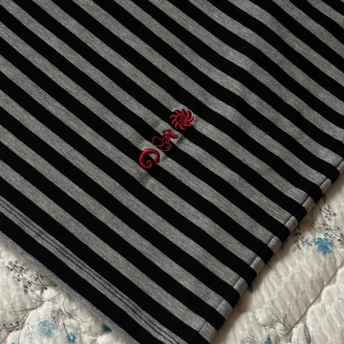 키르시 & 썬원버드 콜라보 스트라이프 루즈핏 티셔츠 (새상품) 상품이미지5