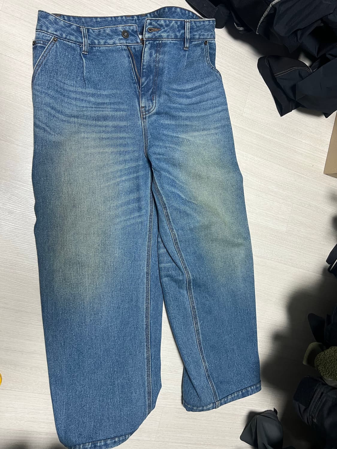 디키즈 워시드 와이드 데님 팬츠 상품이미지5