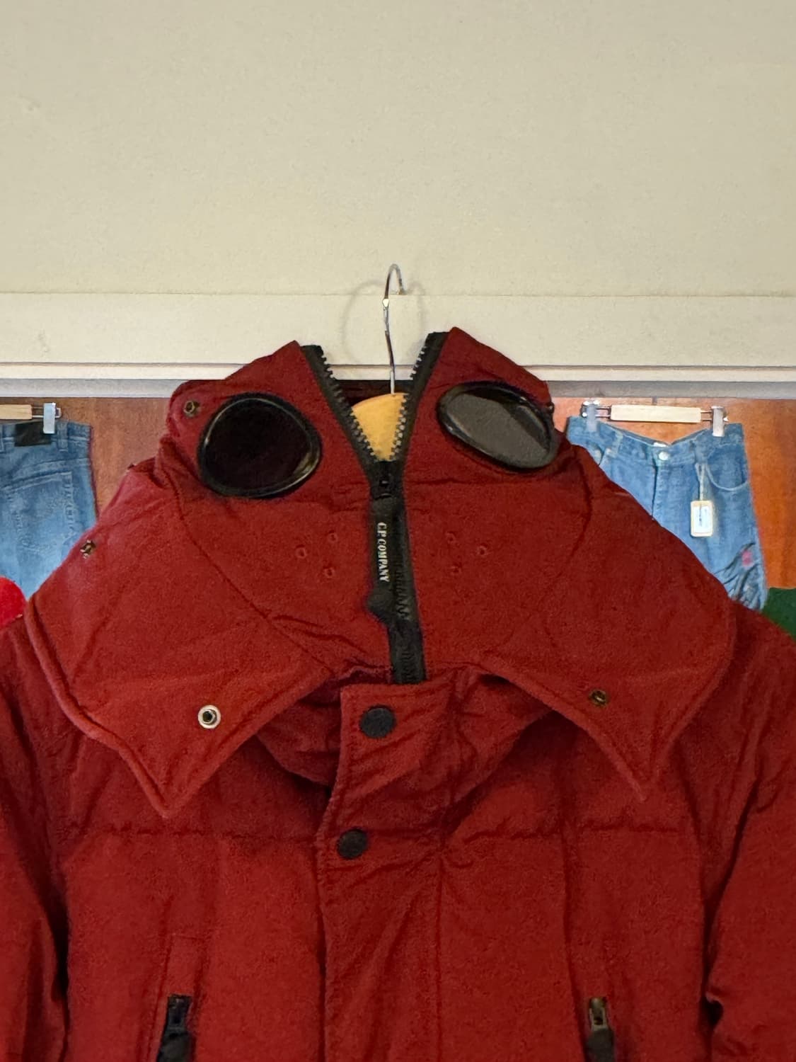 CP컴퍼니 덕다운 고글 패딩 파카 M 상품이미지2