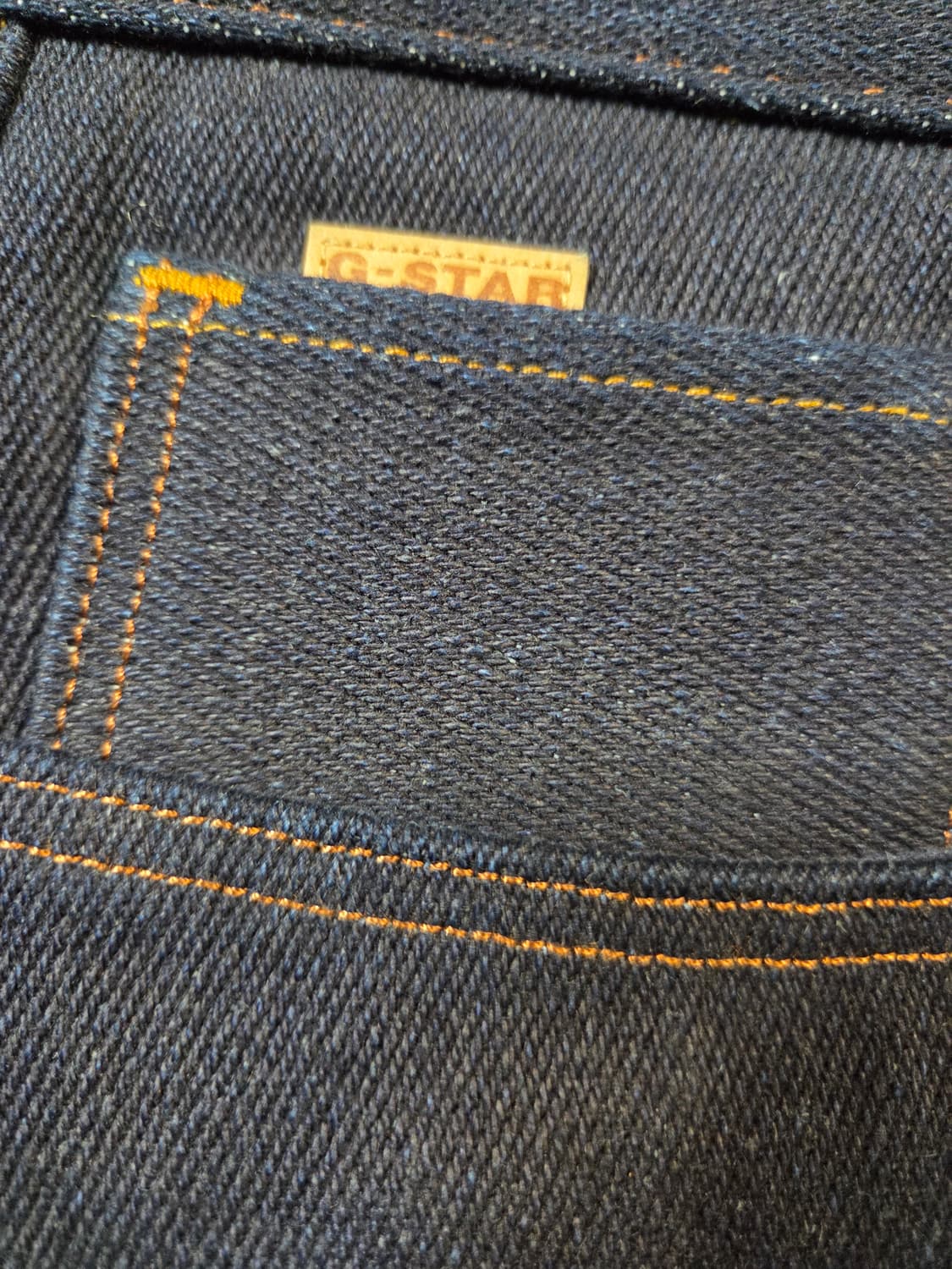 G-Star RAW 다크 RL 25OZ 헤비 데님 청바지(W33/L32) 상품이미지3
