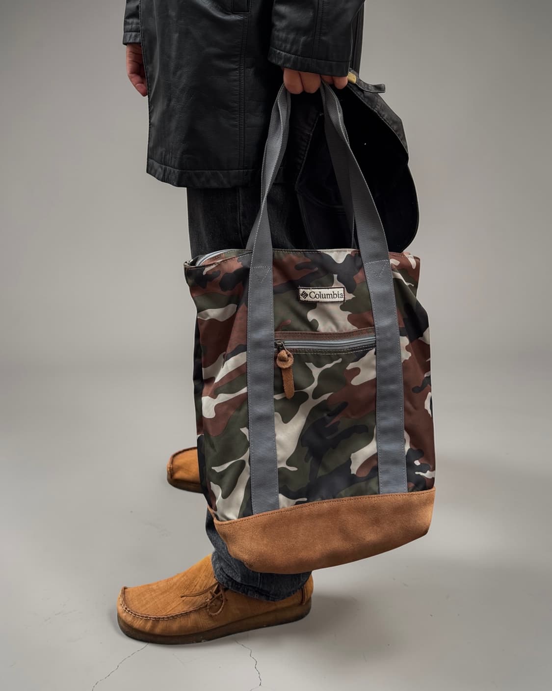 컬럼비아 빈티지 카모 토트백 상품이미지1