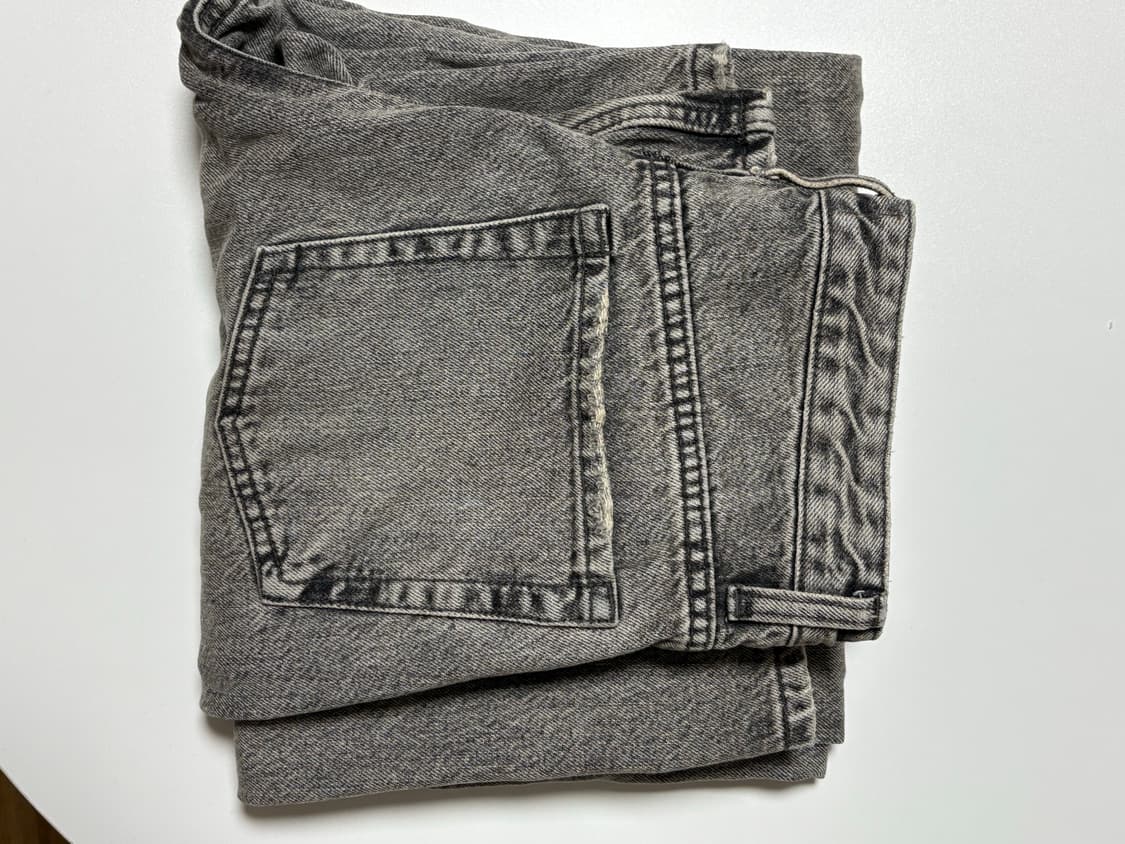 자라 미드 라이즈 와이드레그진 26 상품이미지3