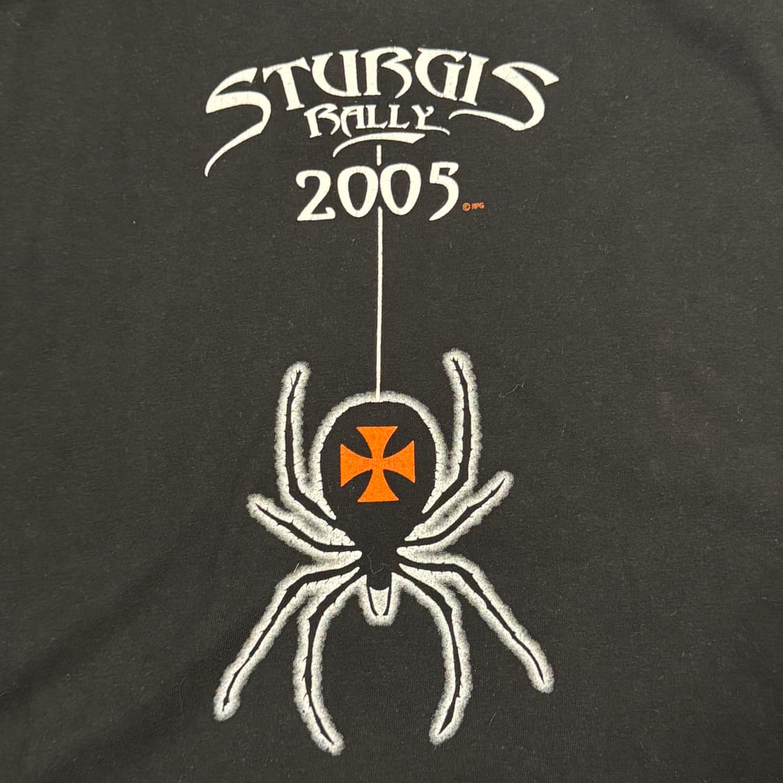빈티지 00s Sturgis 바이크 스파이더 웹 롱슬리브 상품이미지5