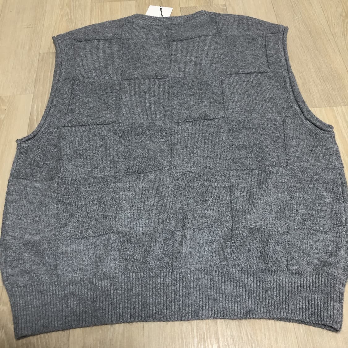 (XL) 새상품 던스트 DUNST 디바이드 브이넥 니트 베스트 그레이 상품이미지9