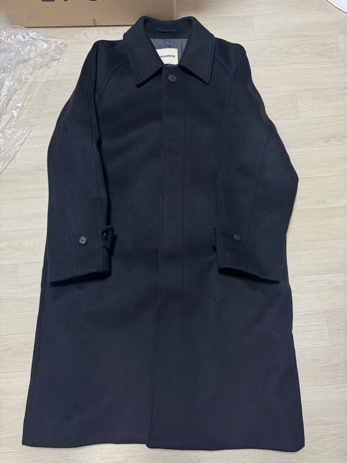 [m] 인사일런스 울 캐시미어 MTR 발마칸 코트 상품이미지1