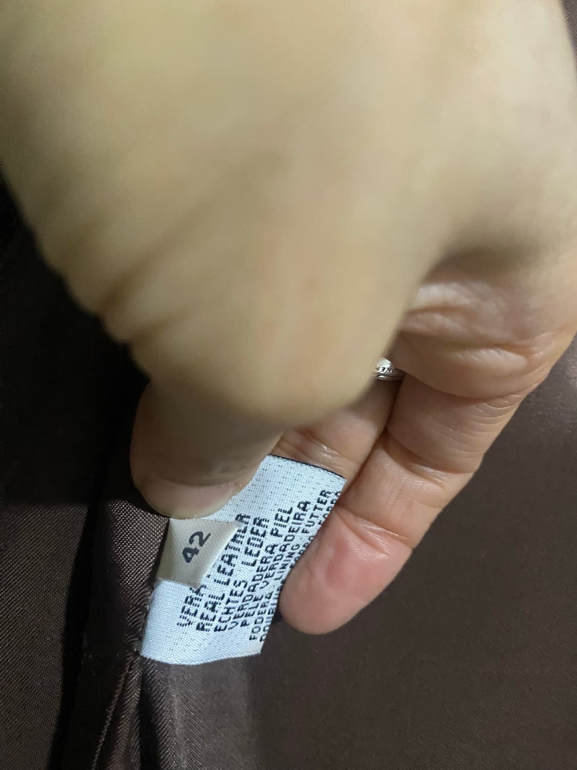 베라펠레 이태리 가죽 코트 42 상품이미지9