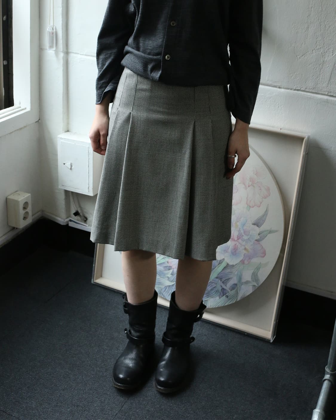 아네스베 플리츠 스커트  상품이미지1