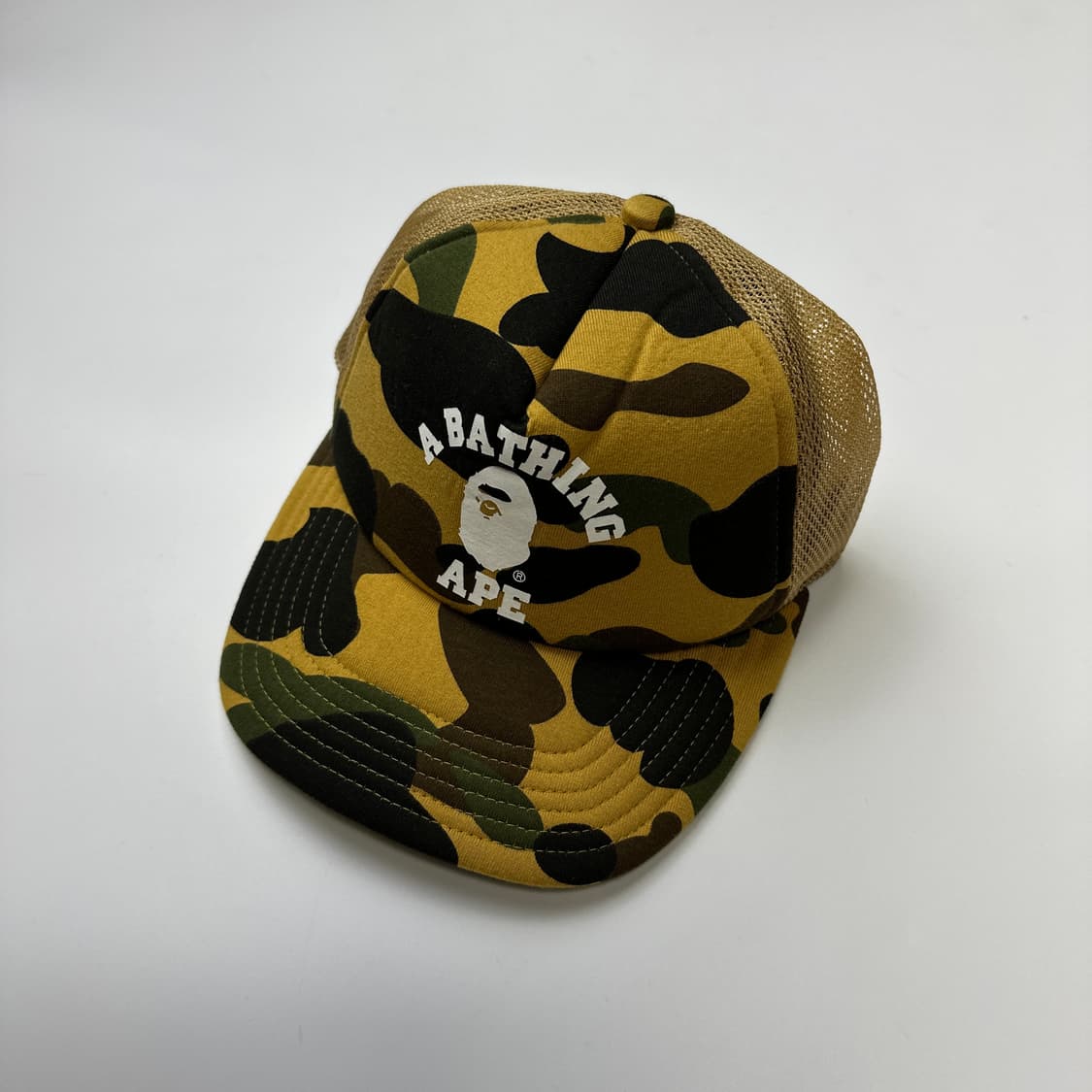 BAPE 1st Camo College Mesh Cap 베이프 메쉬 캡 상품이미지1
