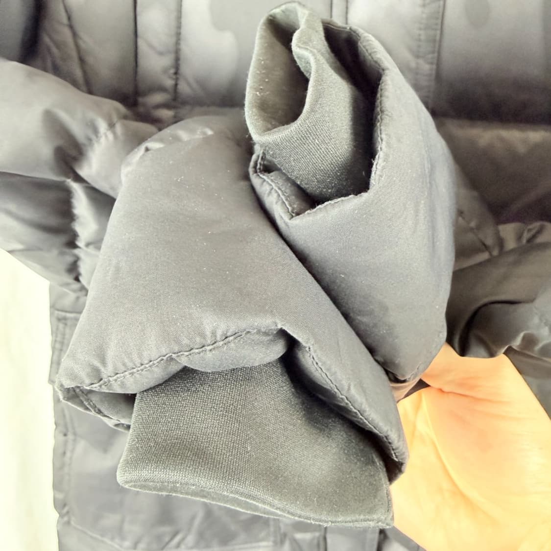 (90) 닥스 우먼스 라쿤퍼 구스다운 롱 패딩 블랙 상품이미지5