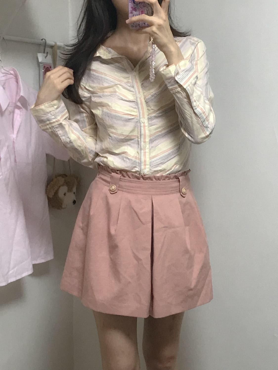 빈티지 딸기 바나나 긱시크 블라우스 히메갸루 로걀 고딕 핀터깔 상품이미지1