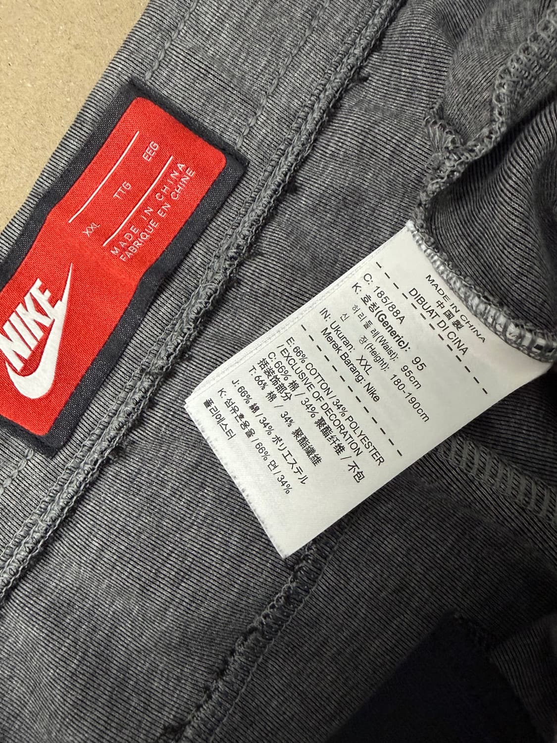 남성 xxl / 나이키 퓨추라 테크팩 조거팬츠 차콜 상품이미지6