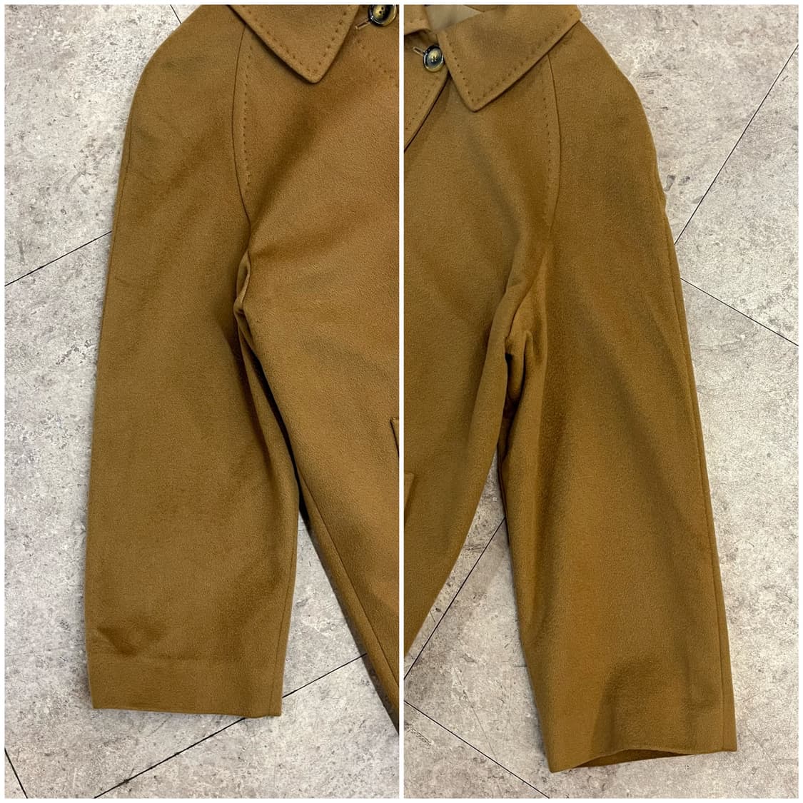 빈티지 캐시미어 코트 카멜 #csz2398 상품이미지7