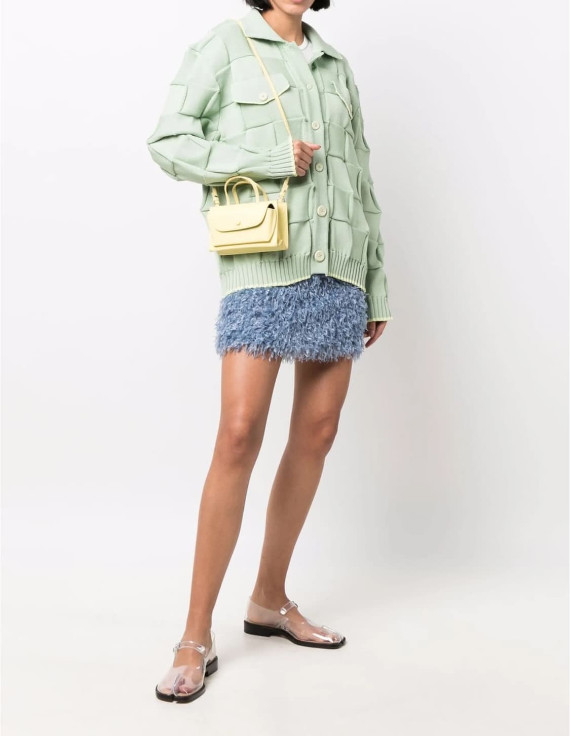 오프닝세레머니 클라우드 텍스처 미니스커트 상품이미지1