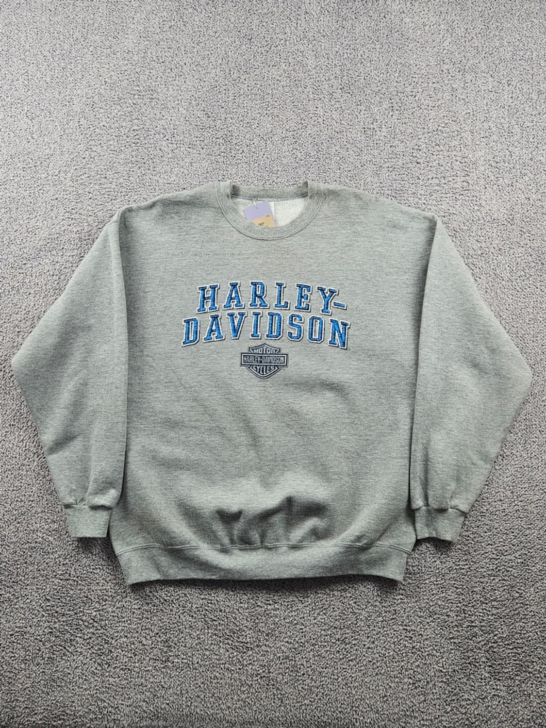 00's 할리데이비슨 애쉬버러 스펠아웃 맨투맨 스웻셔츠(XL)/10941 상품이미지2