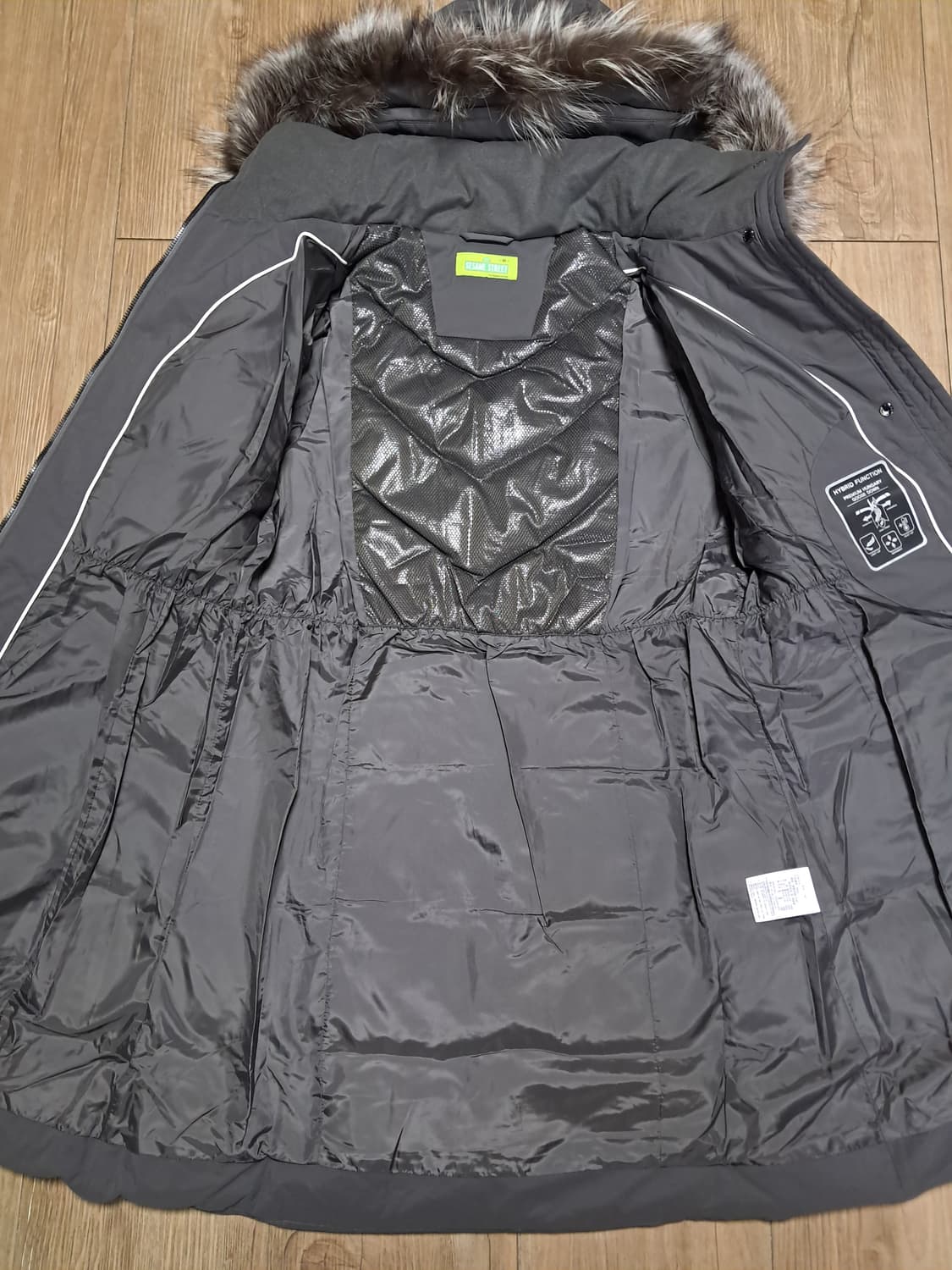 세사미스트리트 폭스퍼 롱패딩 95 상품이미지6