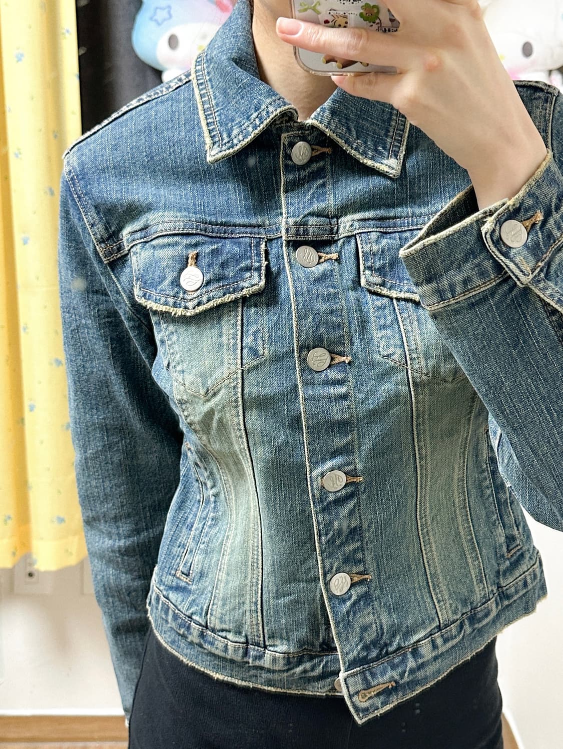 빈티지 트랄라라 리즈리사 청자켓 히메갸루 로걀 라떼 모리걸 긱시크 페어리 상품이미지1