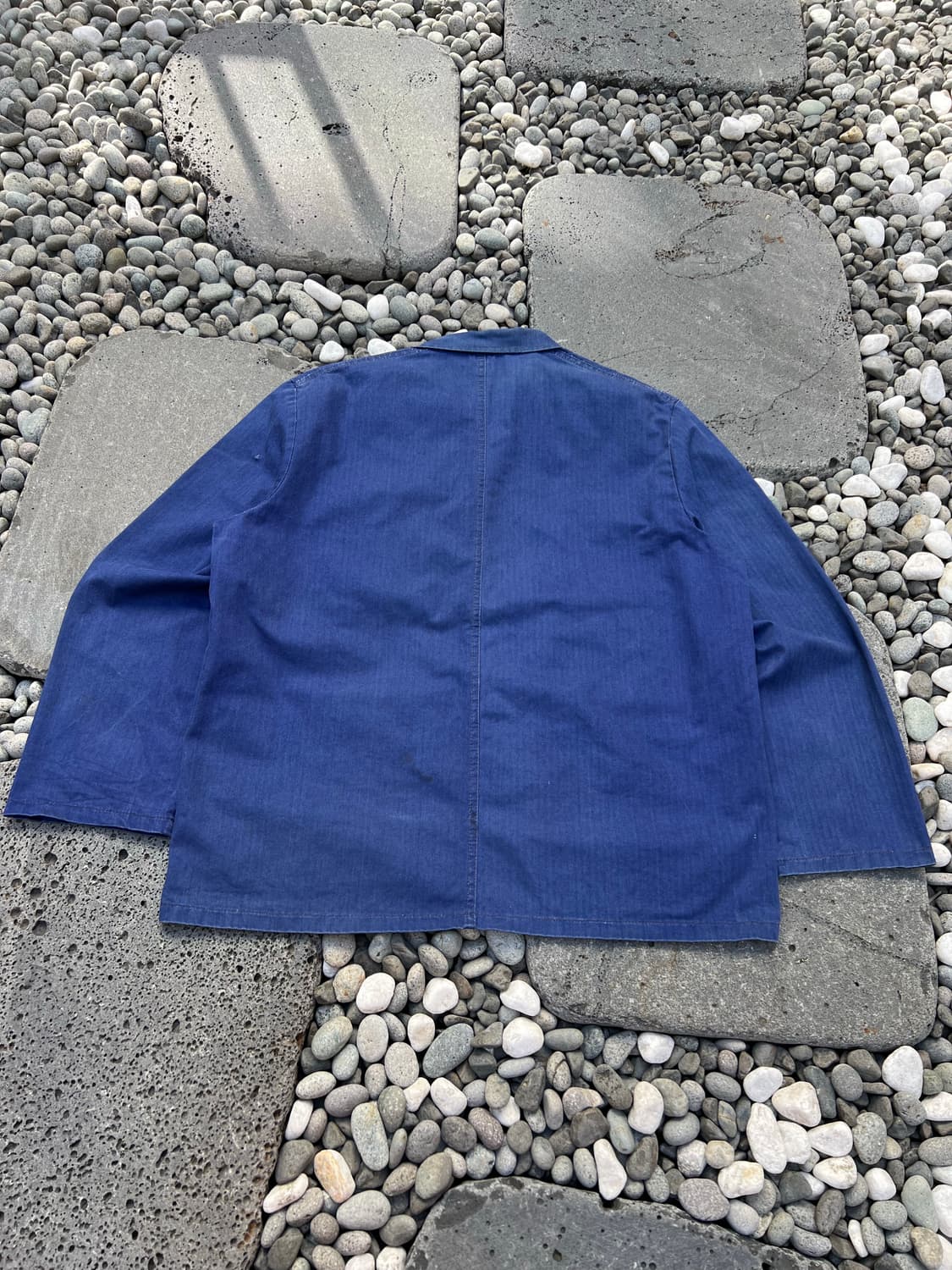 WASHING BLUE OLD HBT 헤링본트윌코튼 프렌치워크자켓 상품이미지2