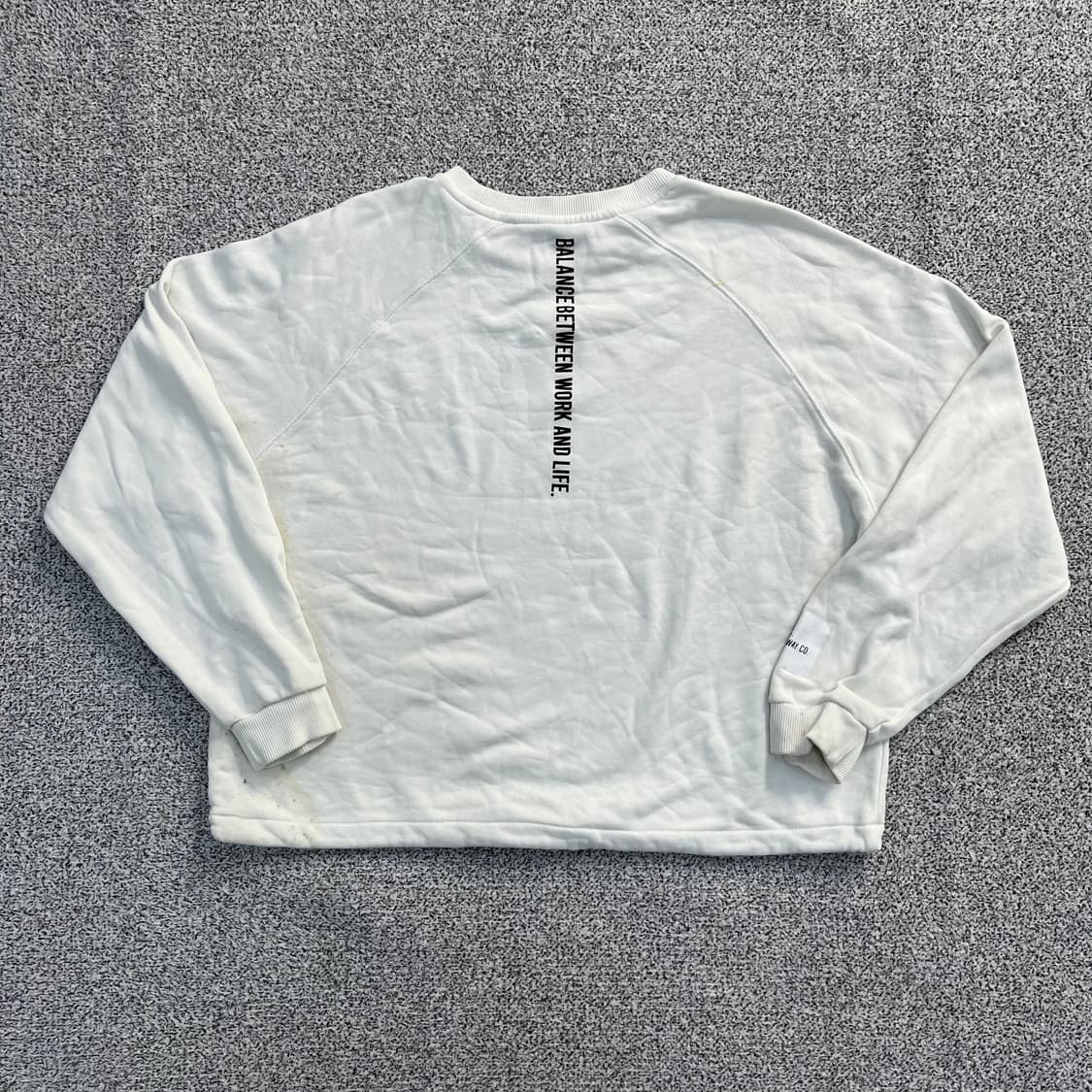 F 라이프워크 루즈핏 맨투맨 0326M 상품이미지4