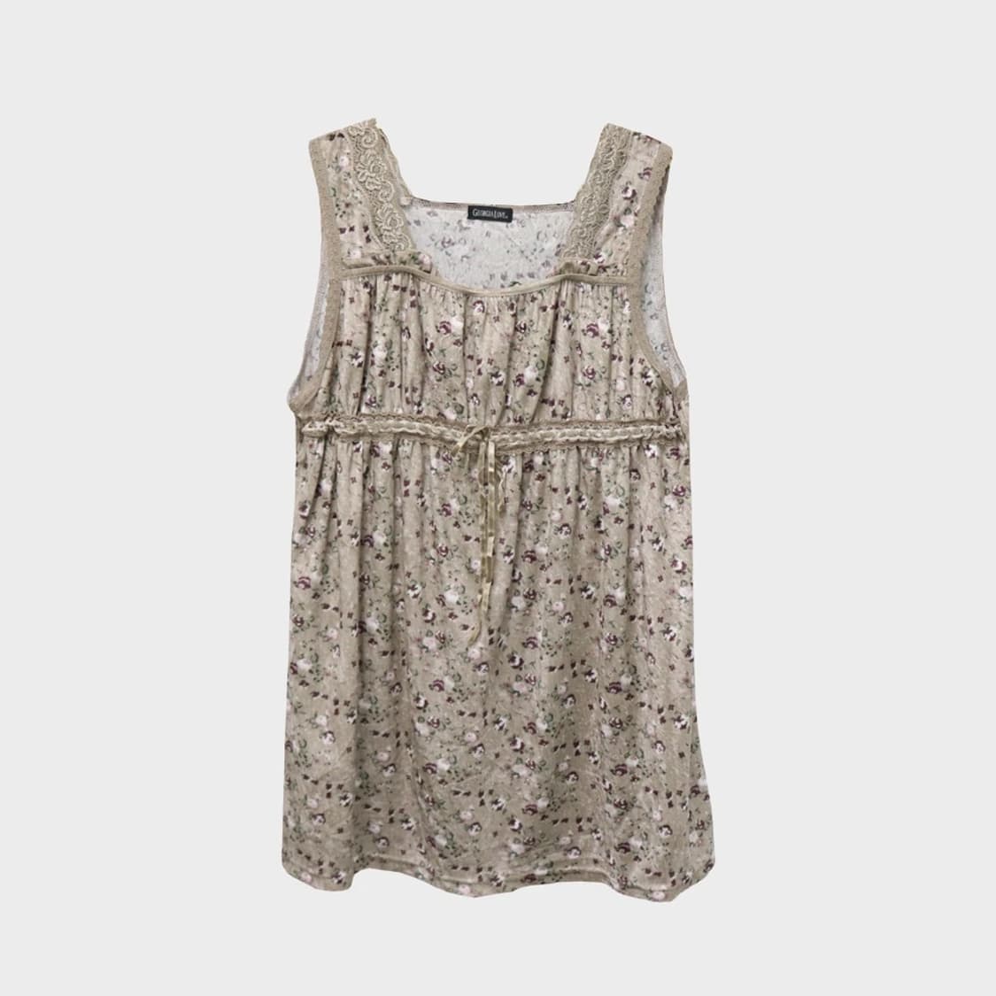 GEORGIA LOVE 플라워 레이스 모리걸 슬리브리스 60776 상품이미지1