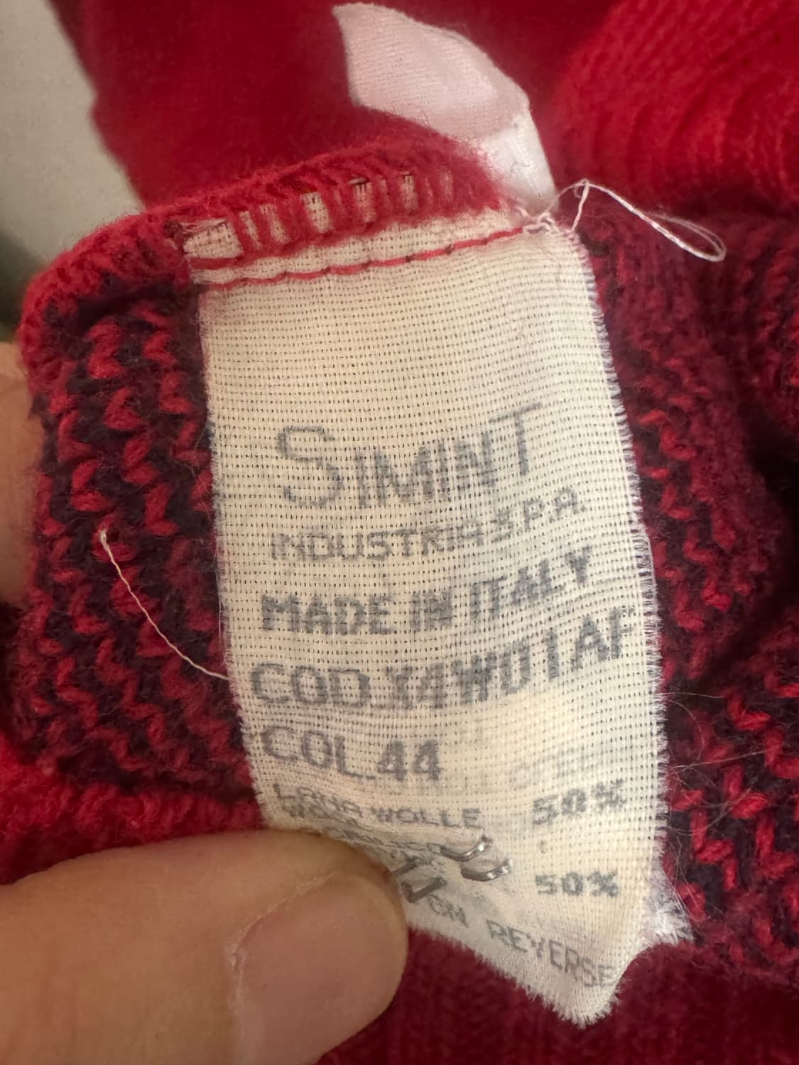 조르지오 아르마니 빨간색 빈티지니트 상품이미지6